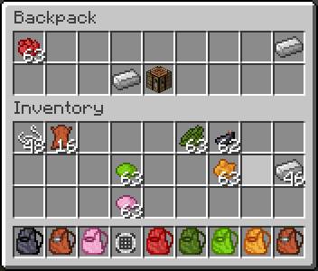 Мод backpacks для minecraft 1.7.2