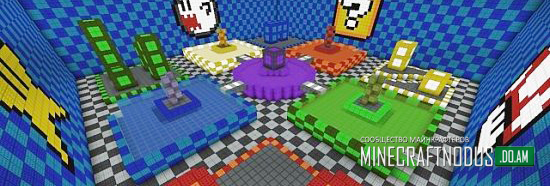 Карта Mario Wii для minecraft 1.7.10