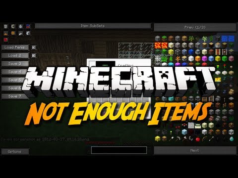 Мод Not Enough Items для Minecraft 1.7.10