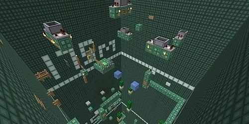 Карта Tower of a 1000 Jumps для Minecraft 1.8.1