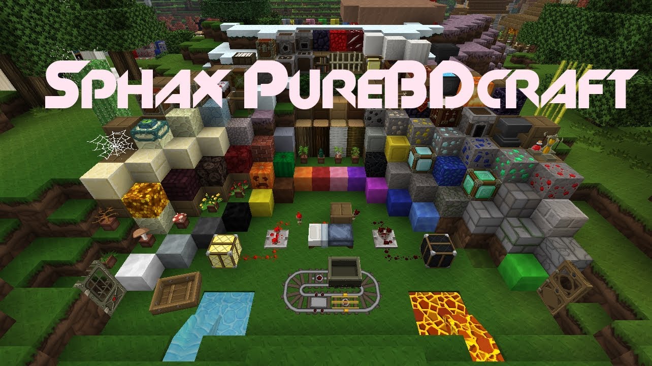 Текстуры Sphax perebdcraft для Minecraft 1.8.3