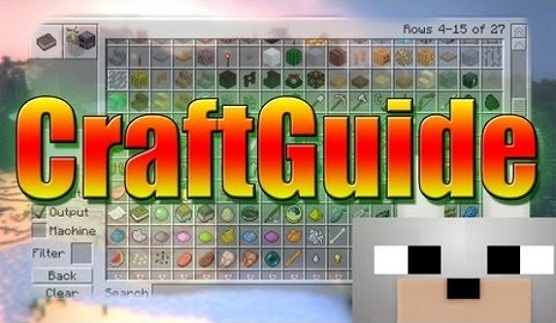Мод Craftguide для Minecraft 1.8.3