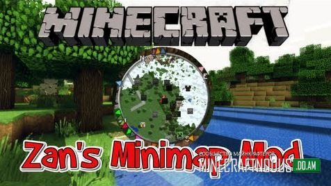 Мод на миникарту (Zan's Minimap) для minecraft 1.7.10